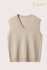 Gilet maglione premium con scollo a V OEM | Fabbrica di maglieria in cashmere