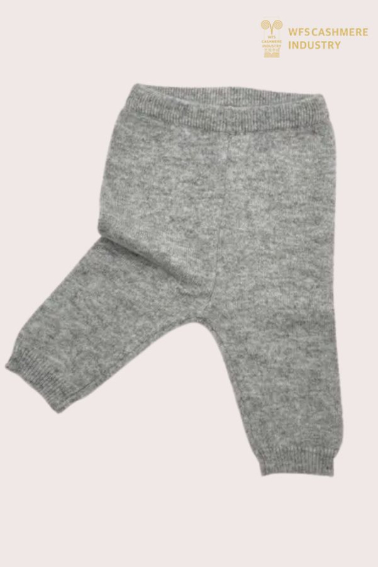 Pantaloni jogger per bebè in puro cashmere premium | Produttore di maglieria infantile OEM