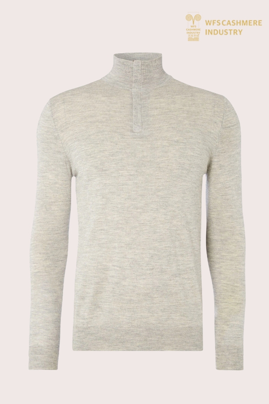 Maglione a collo alto in lana merino ultrafine 16GG premium da uomo | OEM di maglieria di lusso