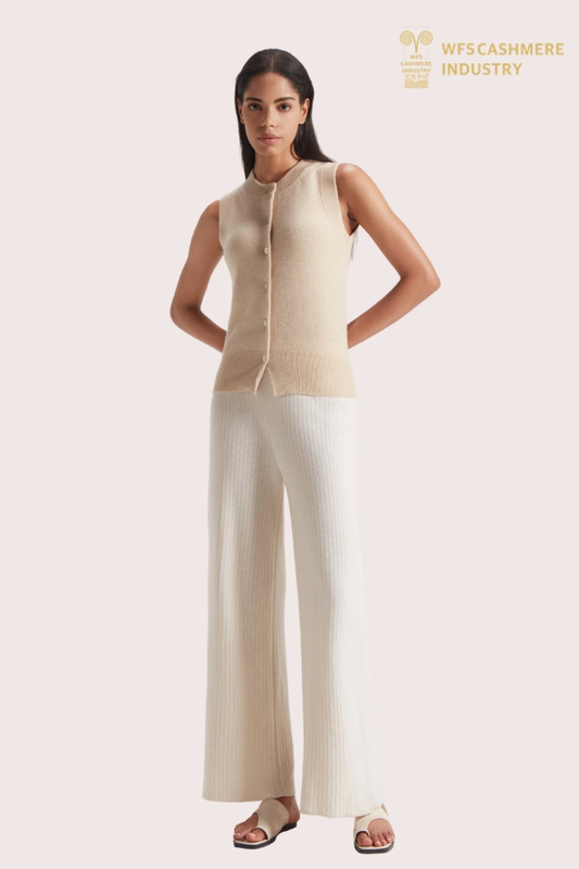 Cardigan con bottoni in puro cashmere da donna premium | Fornitore OEM/ODM di maglieria personalizzata