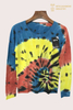 Maglione in cashmere tie-dye artigianale di alta qualità | OEM di tintura personalizzata