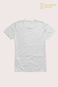 T-shirt premium in maglia di cotone e cashmere calibro 16 | OEM a maglia fine