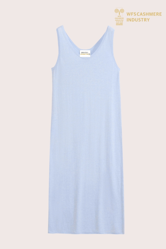 Gilet in maglia di cashmere con linea lunga premium | OEM di stratificazione elegante