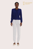 Maglione cardigan in cashmere blu navy premium | Classica fabbrica di maglieria OEM/ODM