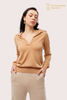 Elegante pullover oversize in cashmere con scollo a V | OEM di maglieria premium