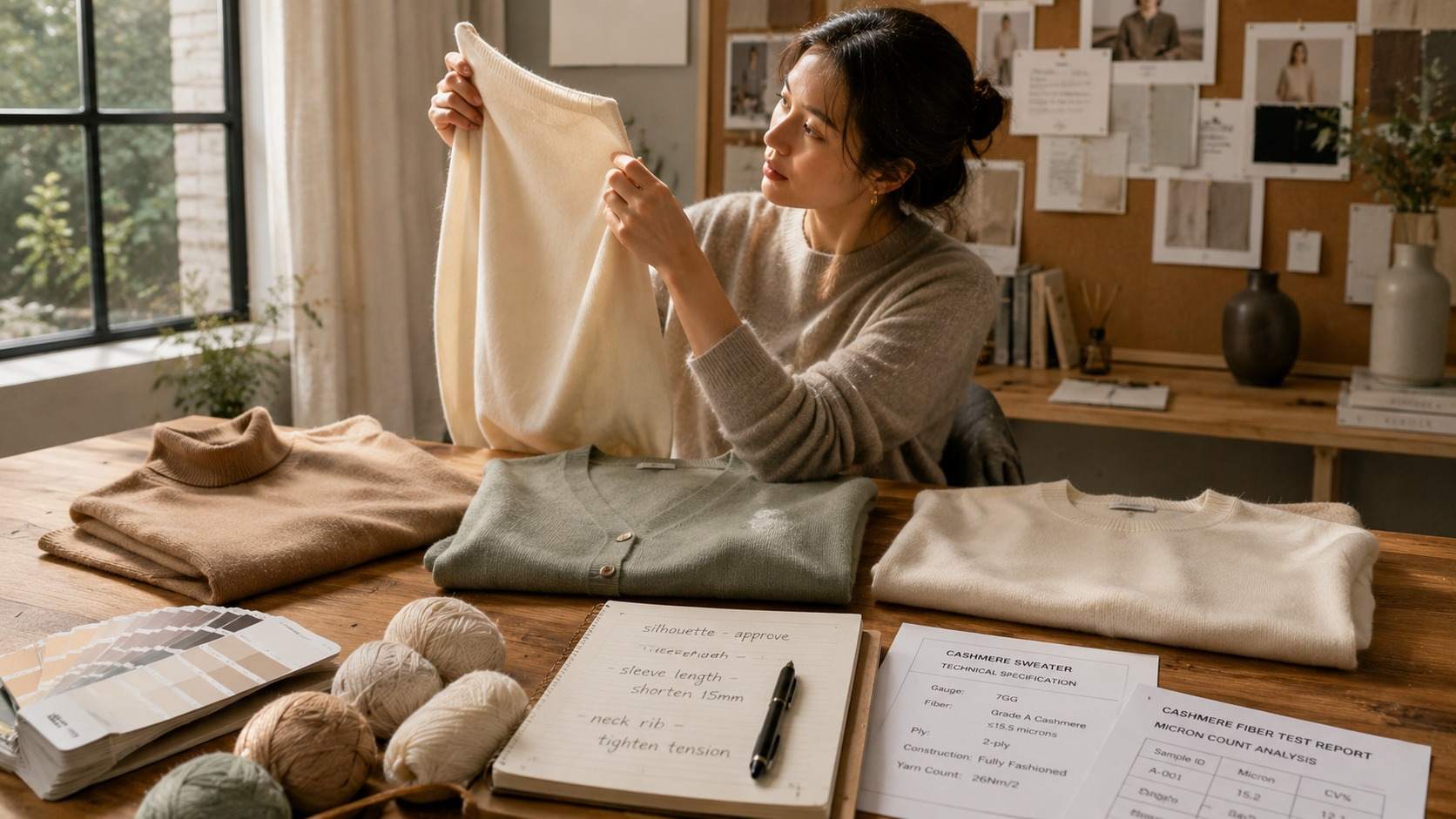 Come avviare un marchio di abbigliamento in cashmere nel 2026: una guida passo passo dal concept alla prima collezione