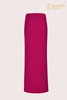 Gonna lunga in cashmere elegante con spacco laterale da donna | Produttore OEM di pantaloni in maglia di lusso