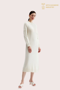 Lussuoso abito lavorato a maglia in cashmere al 100% per il massimo comfort